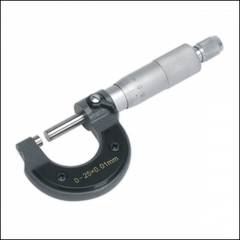 Sealey AK9630M External Micrometer 0-25mm