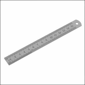 Sealey AK9640 Stainless Steel Rule 6 inch  (150mm)