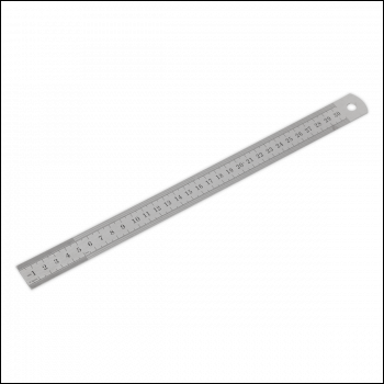 Sealey AK9641 Stainless Steel Rule 12 inch  (300mm)