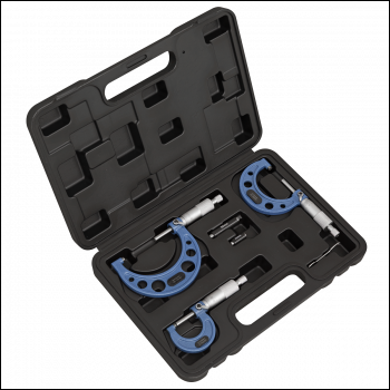 Sealey AK9651M External Micrometer Set 3pc