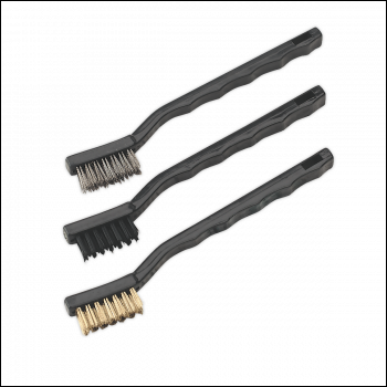 Sealey AK9791 Miniature Brush Set 3pc