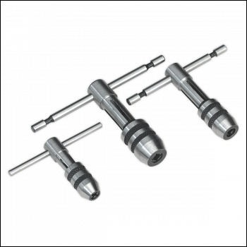 Sealey AK9799 T-Handle Tap Wrench Set 3pc