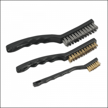 Sealey AK9801 Auto Engineer's Wire Brush Set 3pc