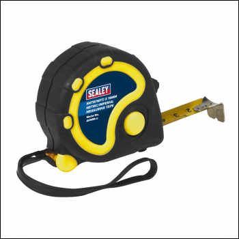 Sealey AK989 Rubber Tape Measure 5m(16ft) x 19mm - Metric/Imperial
