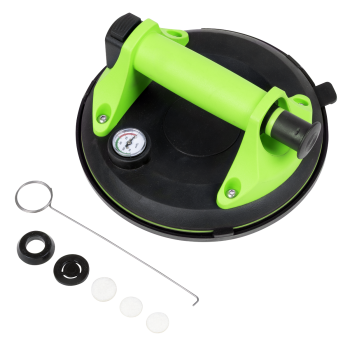 Sealey AK9894 Heavy Lift Suction Cup with Vacuum Grip Pressure Gauge