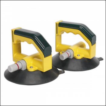 Sealey AK98943 Vacuum Suction Cup 150mm - Pair