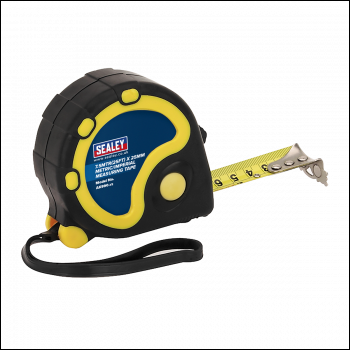 Sealey AK990 Metric/Imperial Rubber Tape Measure 7.5m(25ft) x 25mm