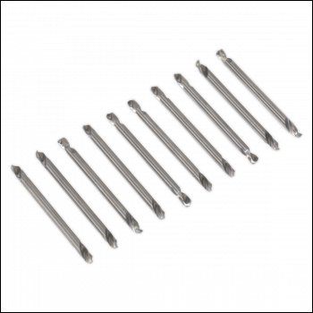 Sealey AK9910 Double End Drill Bit Set 1/8 inch  10pc