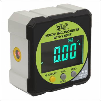 Sealey AK9991 Inclinometer Digital with Laser