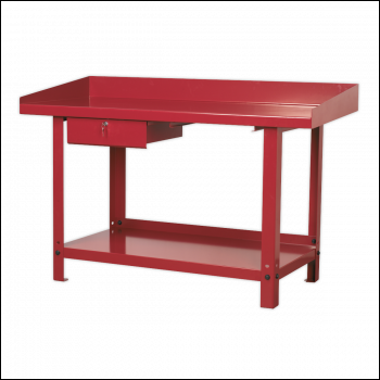 Sealey AP1015 Steel Workbench with Drawer 1.5m