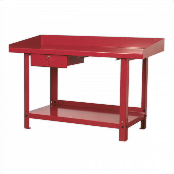 Sealey AP1015 Workbench Steel 1.5m with 1 Drawer