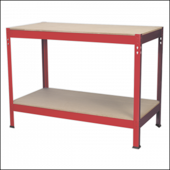 Sealey AP1210 Steel Workbench with Wooden Top 1.2m