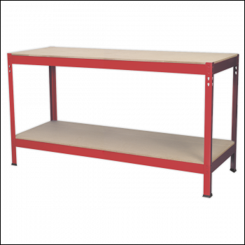 Sealey AP1535 Steel Workbench with Wooden Top 1.53m