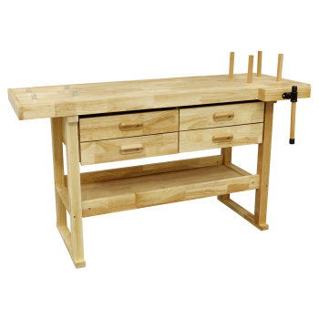 Sealey AP1640 Woodworking Bench with 4 Drawers