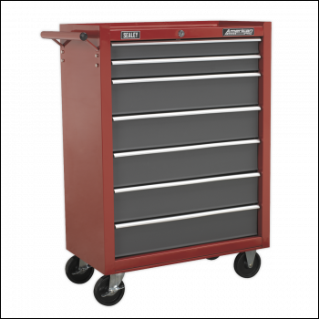 Sealey AP22507BB American PRO® Rollcab 7 Drawer - Red/Grey