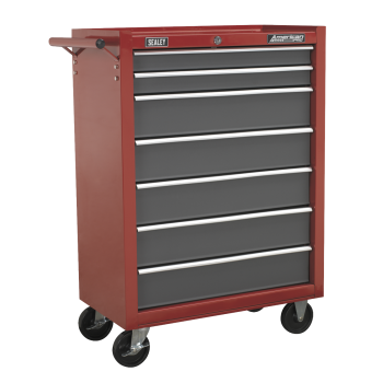 Sealey AP22507BB American PRO® Rollcab 7 Drawer - Red/Grey