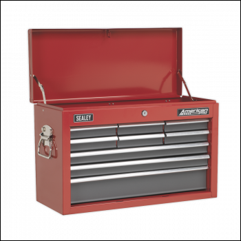 Sealey AP22509BB Topchest 9 Drawer with Ball-Bearing Slides - Red/Grey