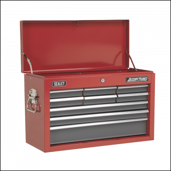 Sealey AP22509BB American PRO® Topchest 9 Drawer - Red/Grey