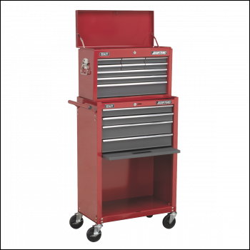 Sealey AP22513BB American PRO® Topchest & Rollcab Combination 13 Drawer - Red/Grey
