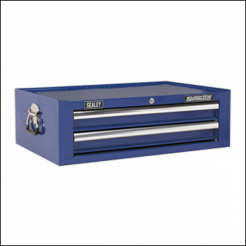 Sealey AP26029TC Superline PRO® Mid-Box Tool Chest 2 Drawer - Blue