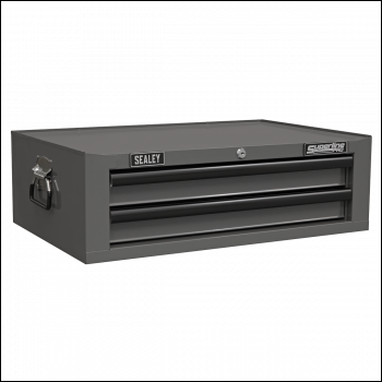 Sealey AP26029TG Superline PRO® Mid-Box Tool Chest 2 Drawer - Grey/Black