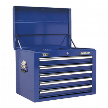 Sealey AP26059TC Superline PRO® Topchest 5 Drawer - Blue