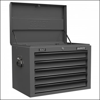 Sealey AP26059TG Superline PRO® Topchest 5 Drawer - Grey/Black