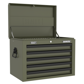 Sealey AP26059TK Superline PRO® Heavy-Duty Topchest 5 Drawer - Khaki