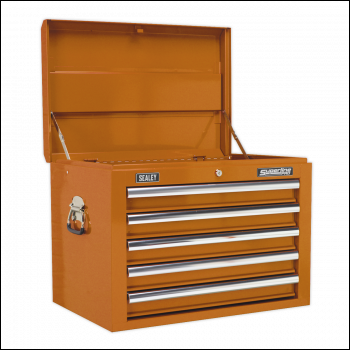 Sealey AP26059TO Superline PRO® Topchest 5 Drawer - Orange