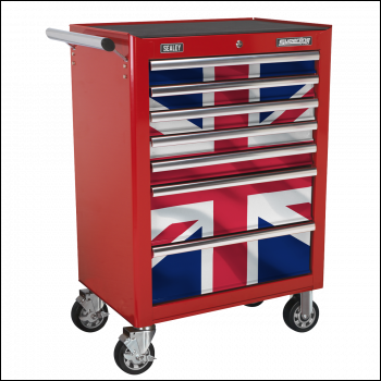 Sealey AP26479TUJ Superline PRO® Rollcab 7 Drawer & Union Jack Graphics Pack