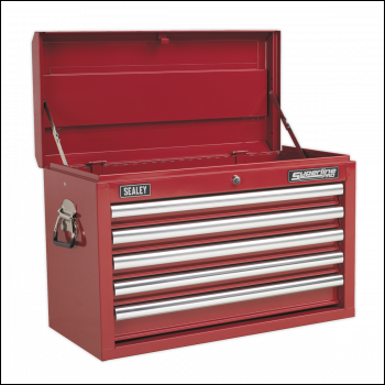 Sealey AP33059 Topchest 5 Drawer with Ball-Bearing Slides - Red