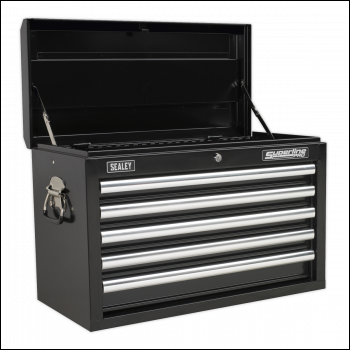 Sealey AP33059B Superline PRO® Topchest 5 Drawer - Black