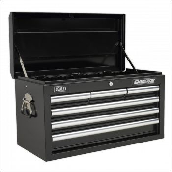 Sealey AP33069B Superline PRO® Topchest 6 Drawer - Black