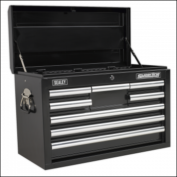 Sealey AP33089B Superline PRO® Topchest 8 Drawer - Black