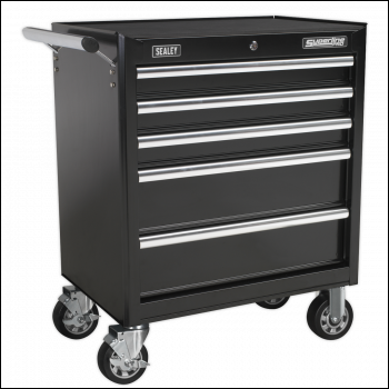 Sealey AP33459B Superline PRO® Rollcab 5 Drawer - Black