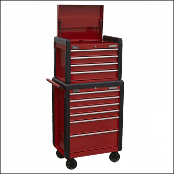 Sealey AP3410STACK Superline PRO® Topchest & Rollcab Combination 10 Drawer