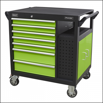 Sealey AP36MWS Premier™ Mobile Workstation with 7 Drawers & Cupboard 920mm