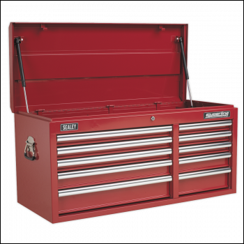 Sealey AP41110 Superline PRO® Heavy-Duty Topchest 10 Drawer - Red