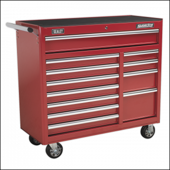 Sealey AP41120 Rollcab 12 Drawer with Ball-Bearing Slides Heavy-Duty - Red
