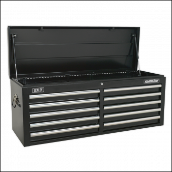Sealey AP5210TB Topchest 10 Drawer with Ball-Bearing Slides - Black