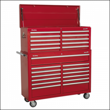 Sealey AP52COMBO1 Superline PRO® Tool Chest Combination 23 Drawer - Red