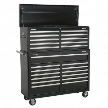 Sealey AP52COMBO2 Superline PRO® Tool Chest Combination 23 Drawer - Black