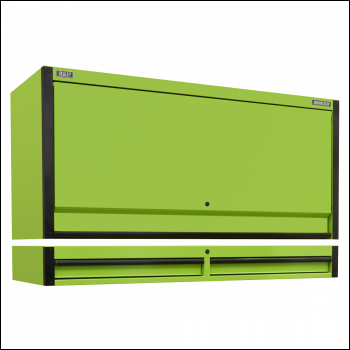 Sealey AP6103BE Superline PRO® Black Edition Top Hutch & 2 Drawer Riser 1549mm