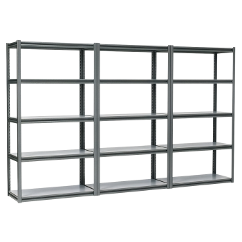 Sealey AP6548COMBO1 Racking Unit with 5 Shelves 600kg Capacity Per Level
