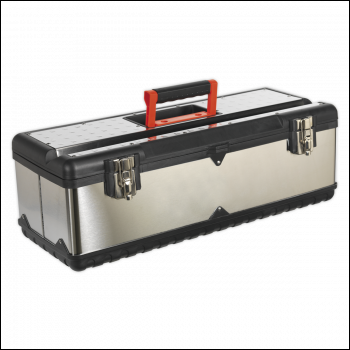 Sealey AP660S Stainless Steel Toolbox with Tote Tray 660mm