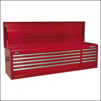 Sealey AP6610 Superline PRO® Topchest 10 Drawer - Red