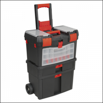 Sealey AP850 Mobile Toolbox with Tote Tray & Removable Assortment Box