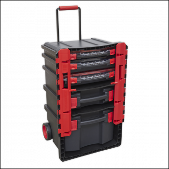 Sealey AP860 Professional Mobile Toolbox with 5 Removable Storage Cases