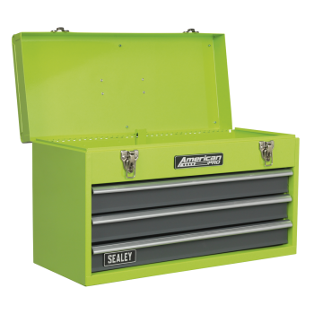 Sealey AP9243BBHV American PRO® Tool Chest 3 Drawer - Green/Grey