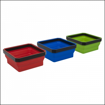 Sealey APCSTS Collapsible Magnetic Parts Tray Set